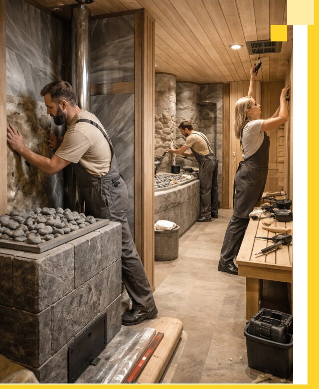 Строительство бань и SPA процедур в Казани под ключ и отделкой