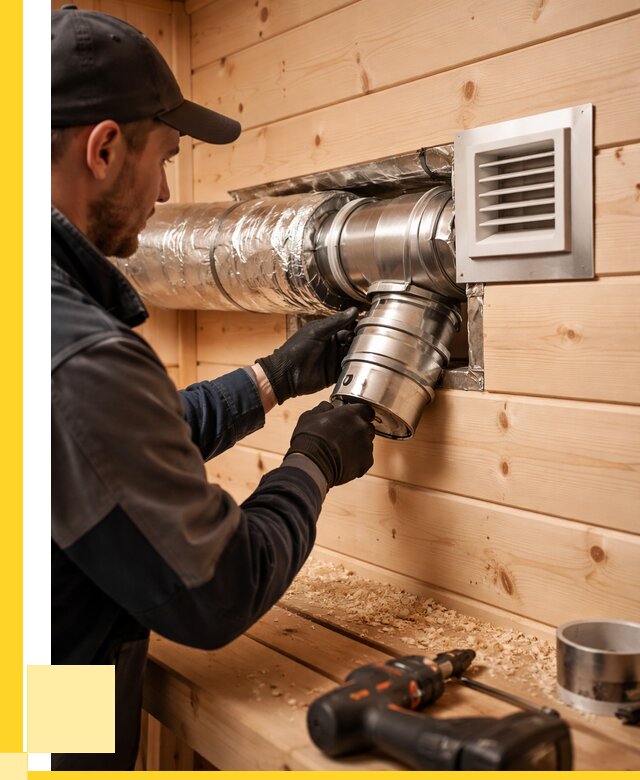 Монтаж вентиляции бани в Казани от 12740 р. | ЭриданКзн