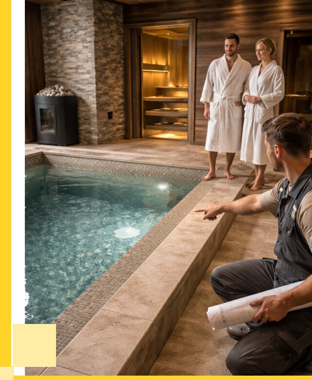 Проект бани с бассейном под ключ в Казани от 69011 р. | ЭриданКзн