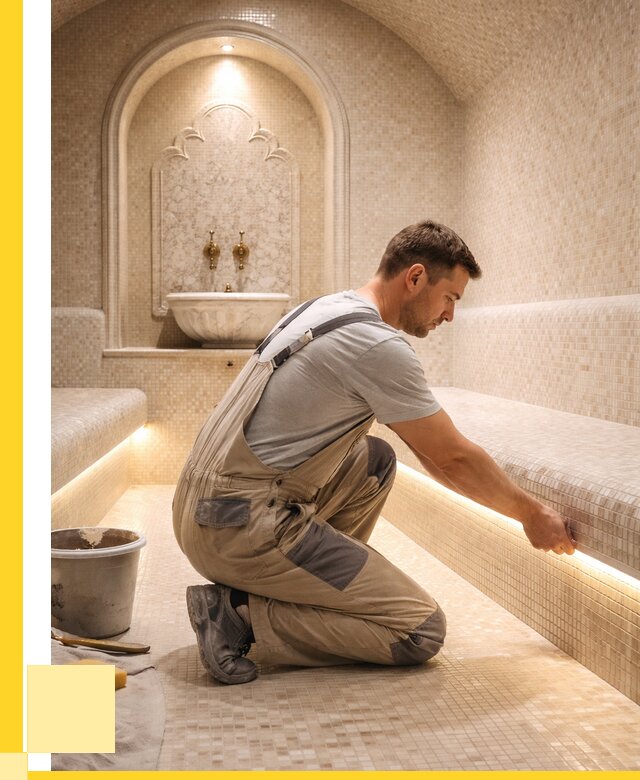 Отделка хамамов под ключ в Казани от 5839 р. | ЭриданКзн