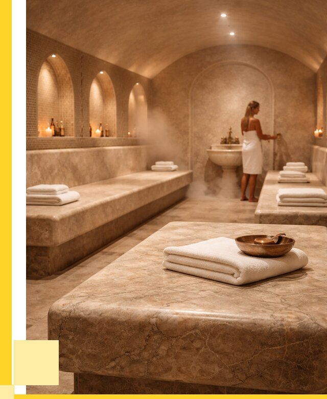 Лежаки для хамама в Казани под ключ от 37160 р. | ЭриданКзн