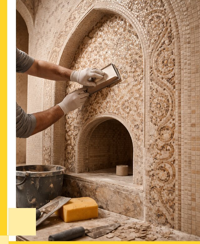 Мозаика для хамама в Казани под ключ от 5309 р. | ЭриданКзн