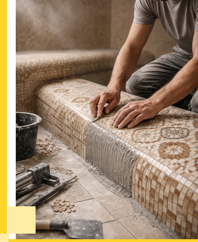 Плитка для хамама под ключ в Казани от 3716 р. | ЭриданКзн