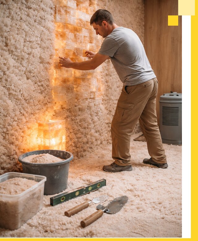 Проектирование и монтаж соляных комнат в Казани под ключ